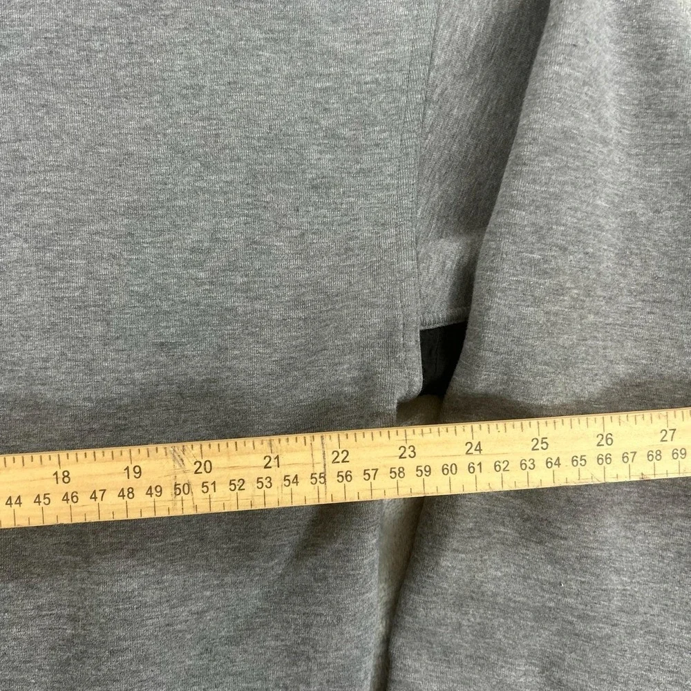 Jordan Hoodie Mens Medium Gray Pullover 23 Engineered Quilted Panels Sweatshirt